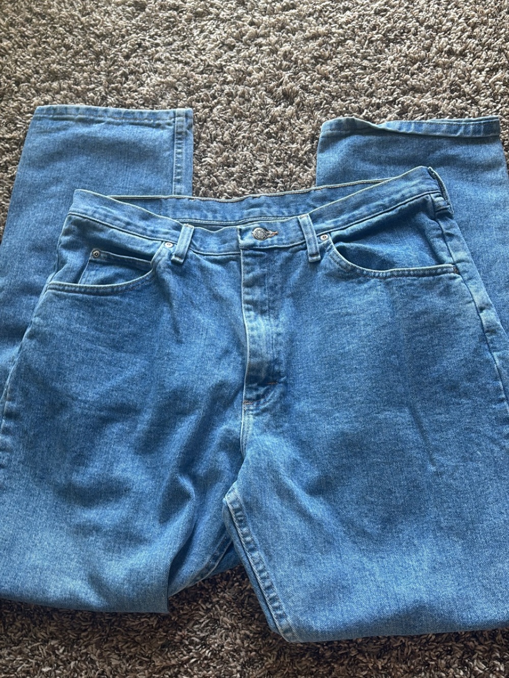 Wrangler Classic Men's Blue Denim Jeans